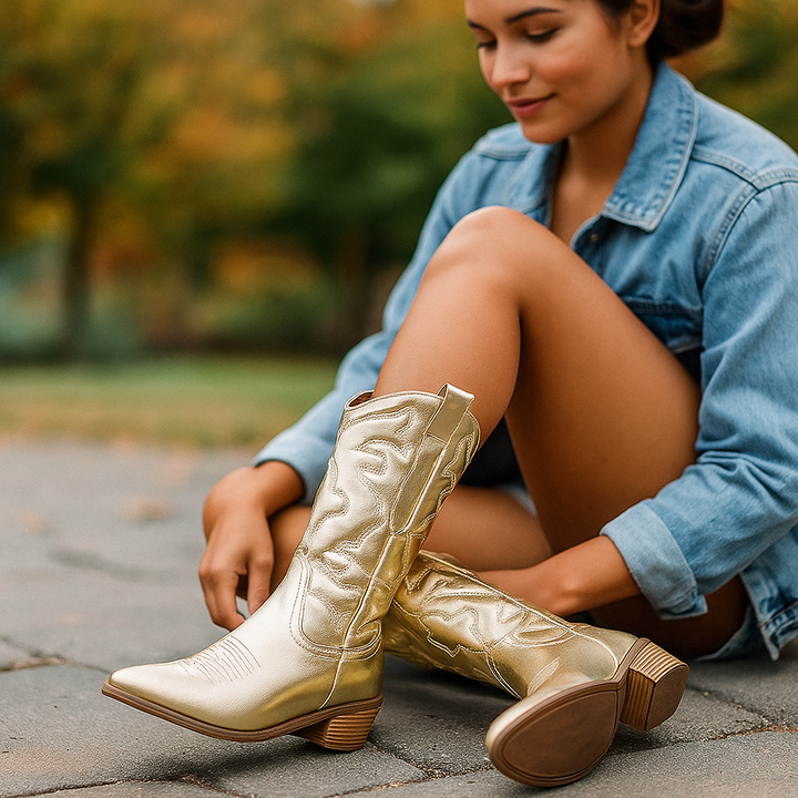 Bottes de cow-boy hautes pour femmes - Valeska