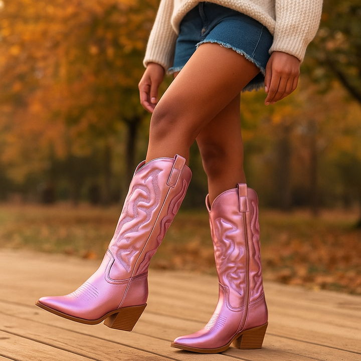 Bottes de cow-boy hautes pour femmes - Valeska