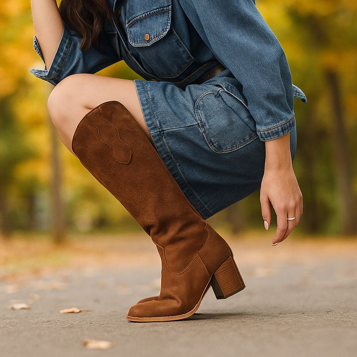 Bottes western sophistiquées pour femmes - Adela