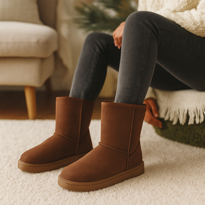 Bottes d'hiver pour femmes avec doublure chaude et confortable - Alexa