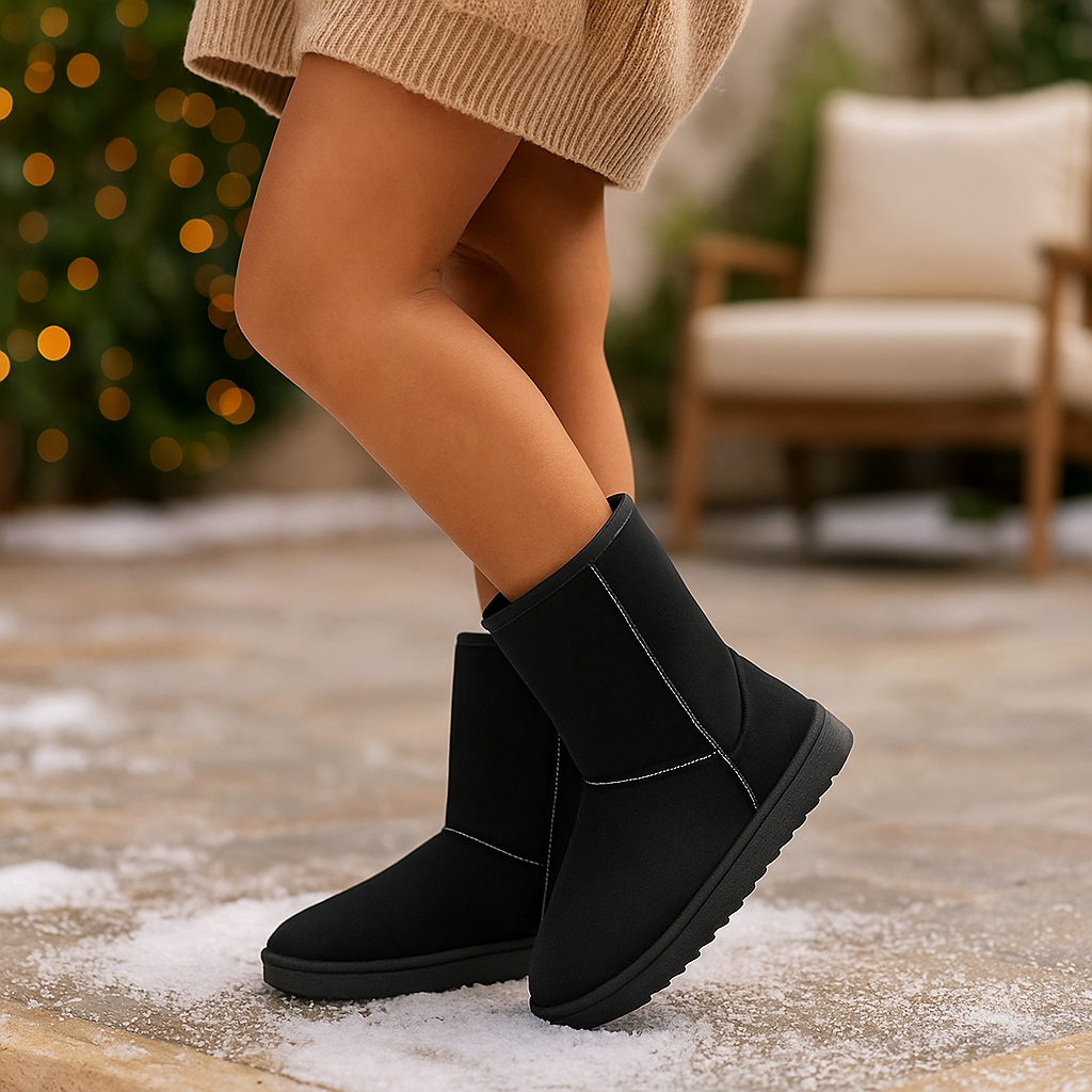 Bottes d'hiver pour femmes avec doublure chaude et confortable - Alexa