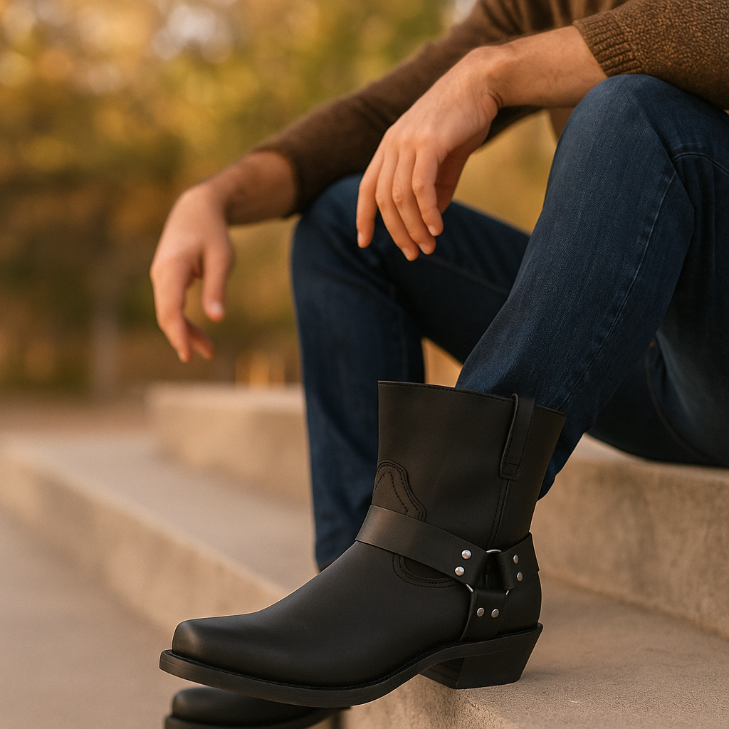 Low boots en cuir végétalien avec fermeture éclair sur le côté pour femmes - Alondra