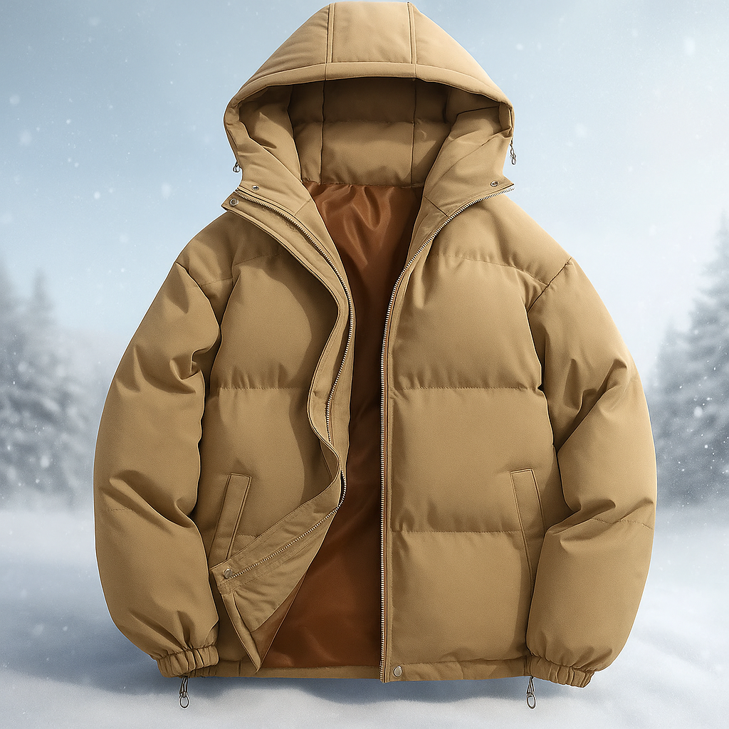 Veste courte matelassée avec capuche - Stilla