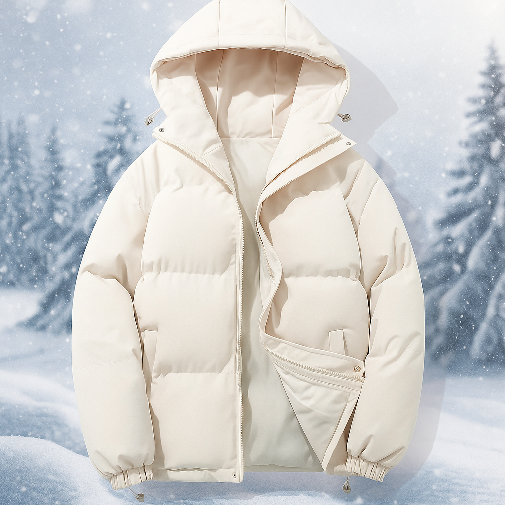 Veste courte matelassée avec capuche - Stilla