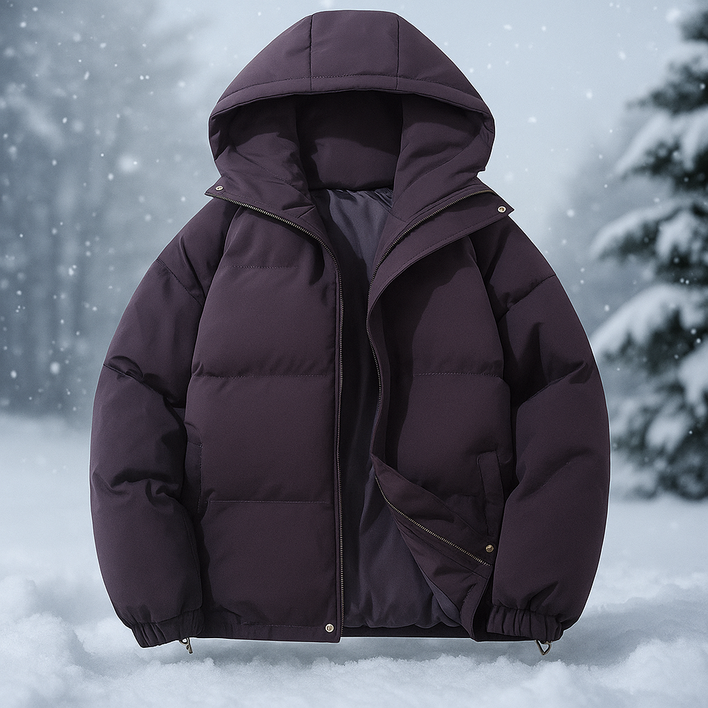 Veste courte matelassée avec capuche - Stilla