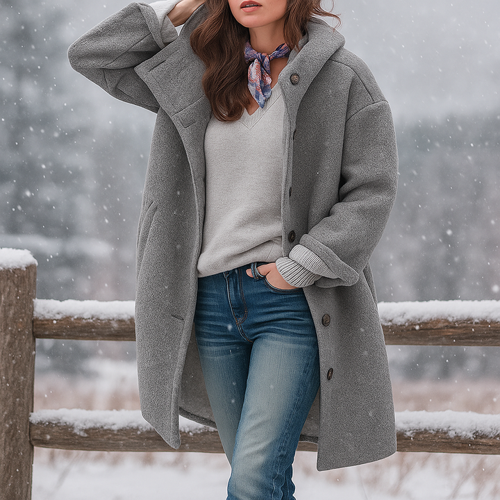 Manteau d'hiver décontracté haut de gamme pour femmes - Alexia