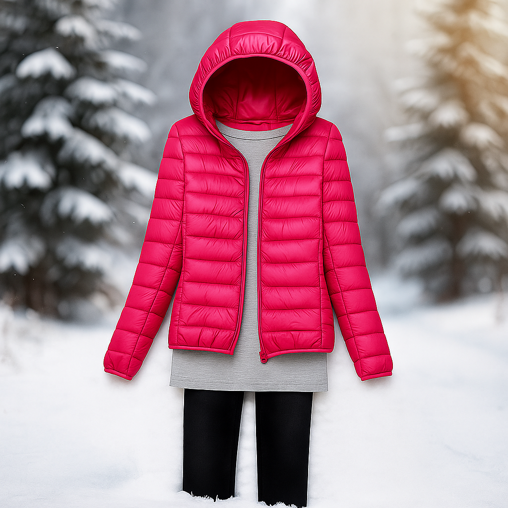 Veste matelassée légère avec capuche polyvalente - Nora