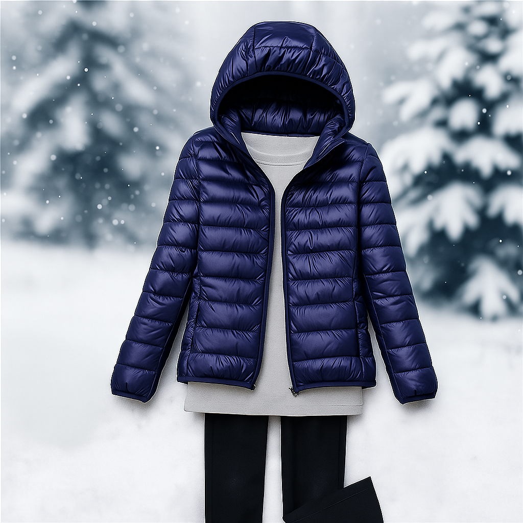 Veste matelassée légère avec capuche polyvalente - Nora
