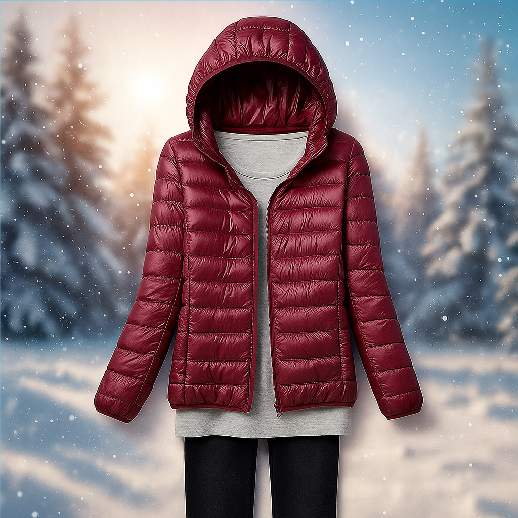 Veste matelassée légère avec capuche polyvalente - Nora