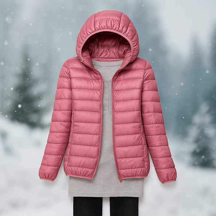 Veste matelassée légère avec capuche polyvalente - Nora