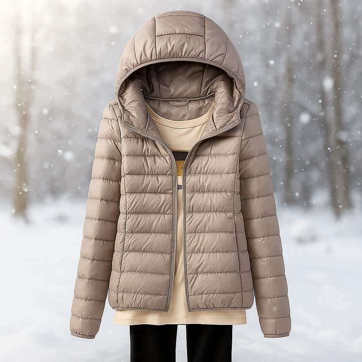 Veste matelassée légère avec capuche polyvalente - Nora
