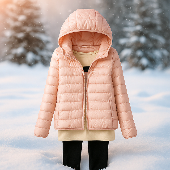 Veste matelassée légère avec capuche polyvalente - Nora