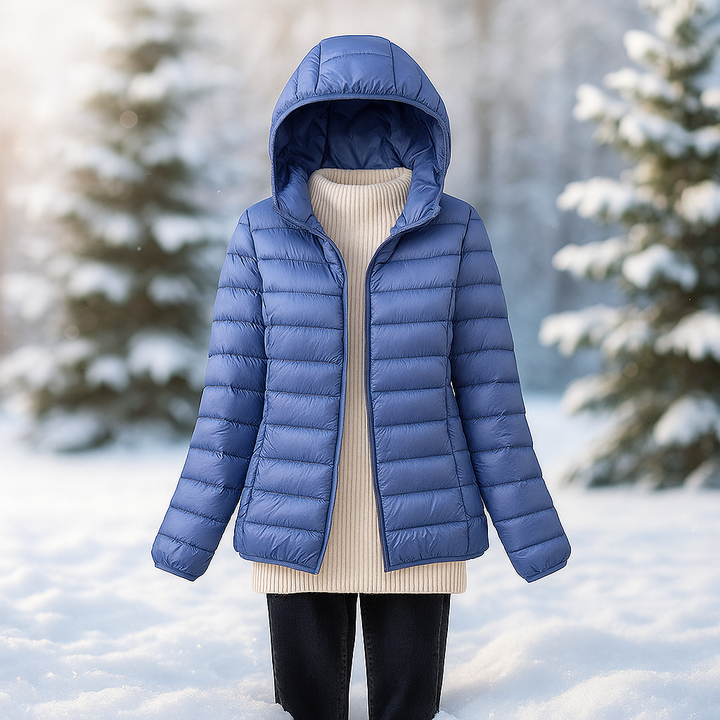 Veste matelassée légère avec capuche polyvalente - Nora