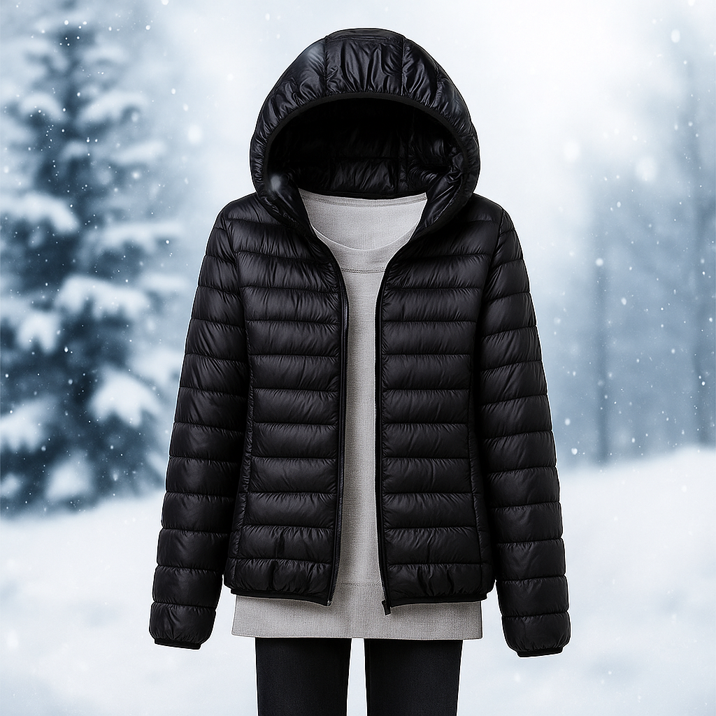 Veste matelassée légère avec capuche polyvalente - Nora