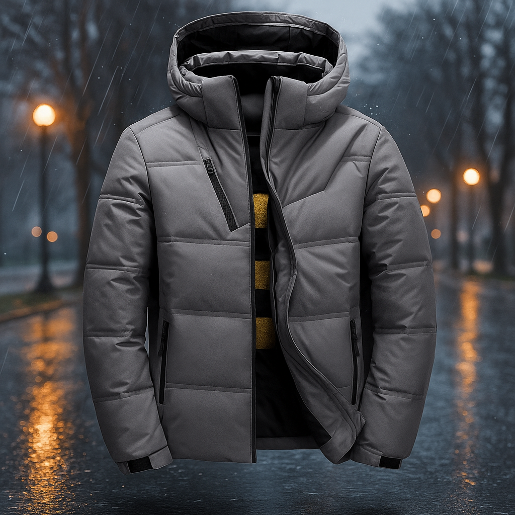 Veste matelassée à capuche au design urbain - Narel