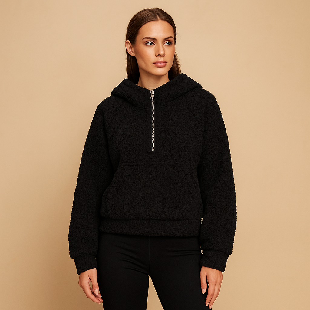 Sweat à capuche en laine polaire pour femmes - Elira