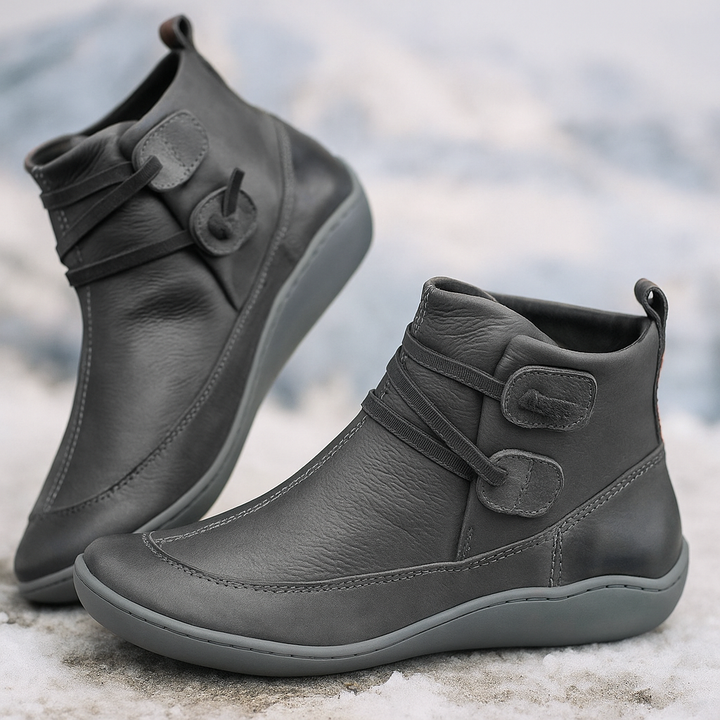 Bottines pour femmes au design minimaliste avec fermeture velcro - Isa