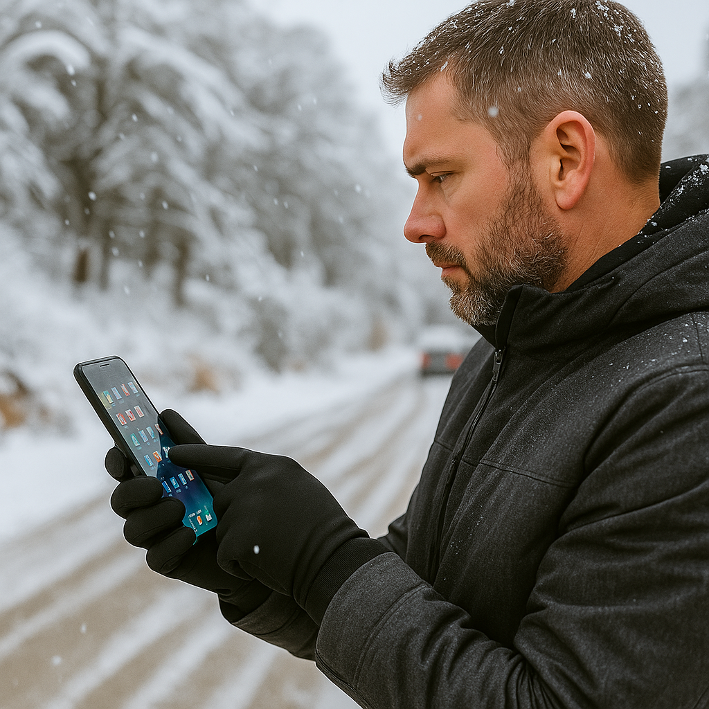 Gants thermiques imperméables pour homme protection fonctionnelle - Halvor