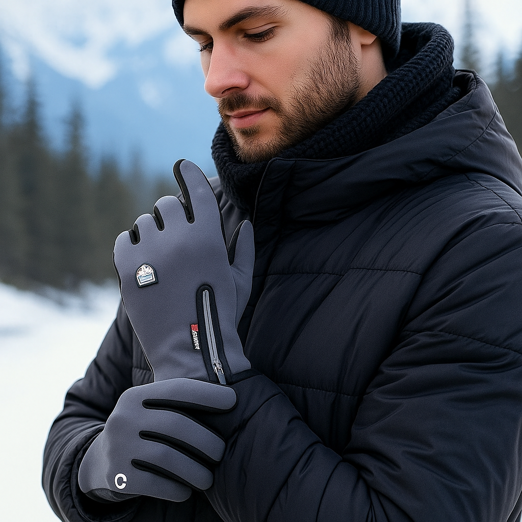 Gants techniques thermiques pour hommes à usage tactile et fonctionnel - Torben
