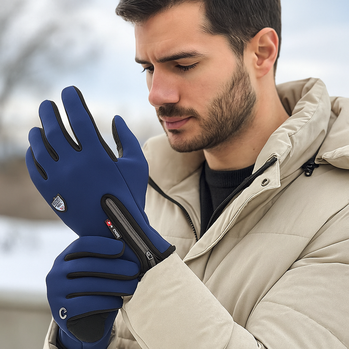 Gants techniques thermiques pour hommes à usage tactile et fonctionnel - Torben