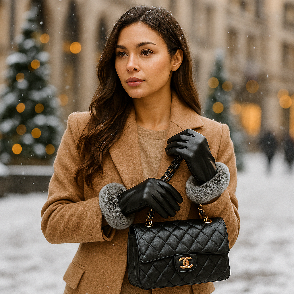 Gants d'hiver femme élégants finition douce - Eline