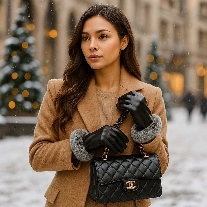 Gants d'hiver femme élégants finition douce - Eline