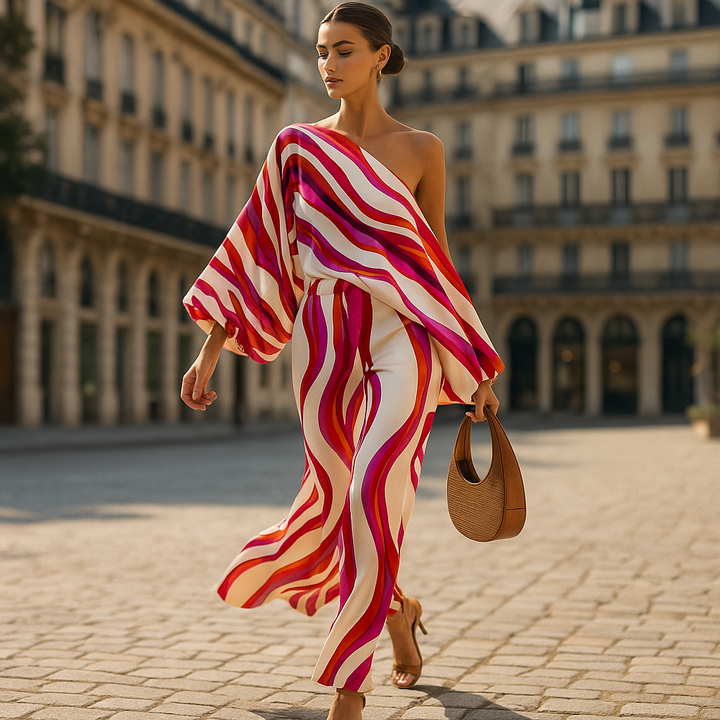 Ensemble asymétrique pour femmes - Lioren