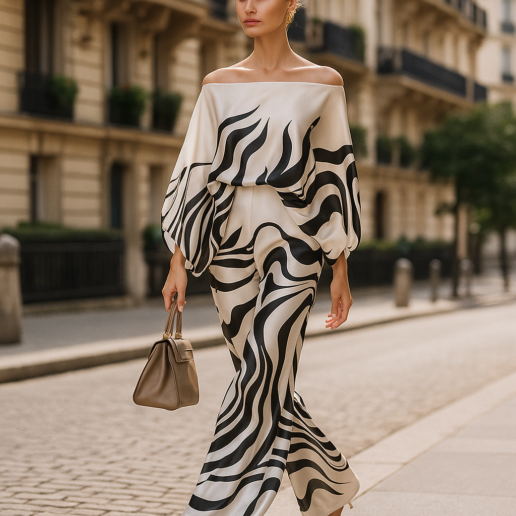 Ensemble asymétrique pour femmes - Lioren