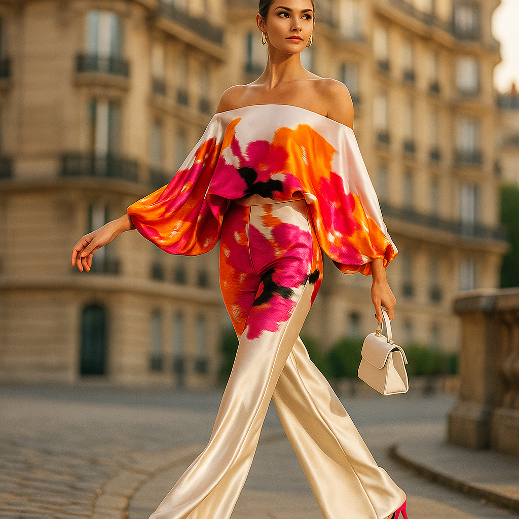 Ensemble asymétrique pour femmes - Lioren