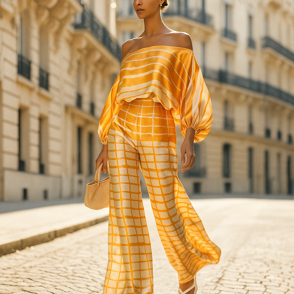 Ensemble asymétrique pour femmes - Lioren