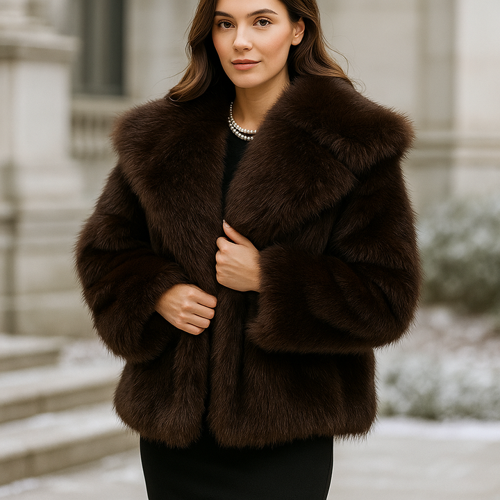 Manteau effet velours pour femme - Aurélie