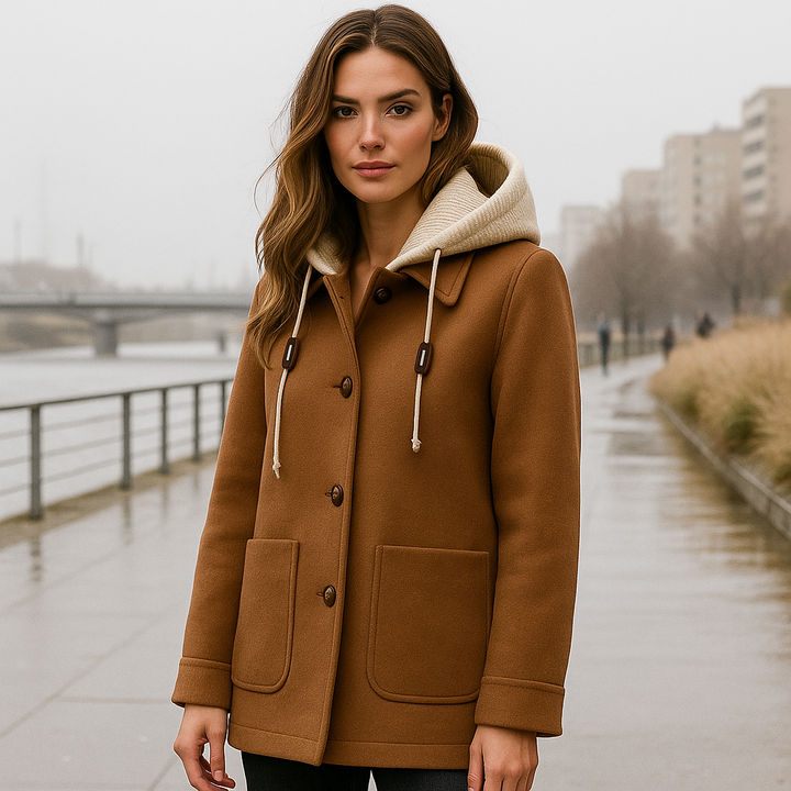 Manteau à capuche pour femme - Maelle