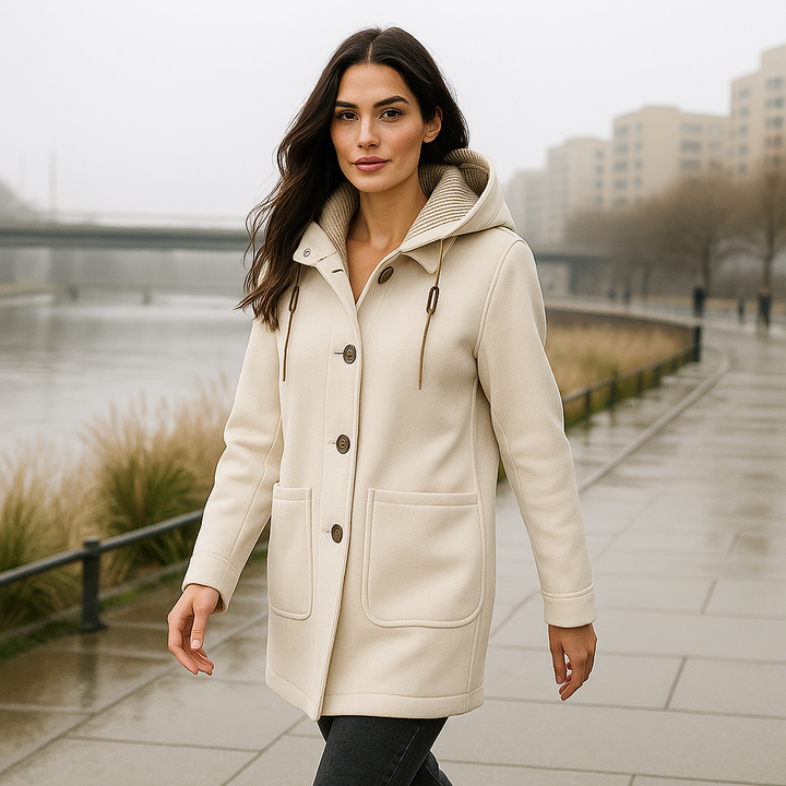 Manteau à capuche pour femme - Maelle