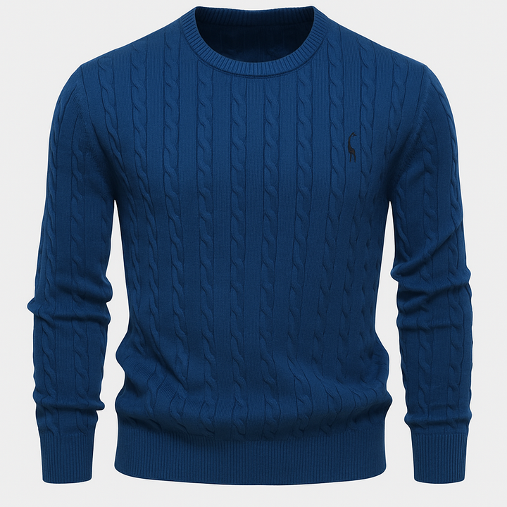 Pull en tricot tressé pour hommes - Lioren