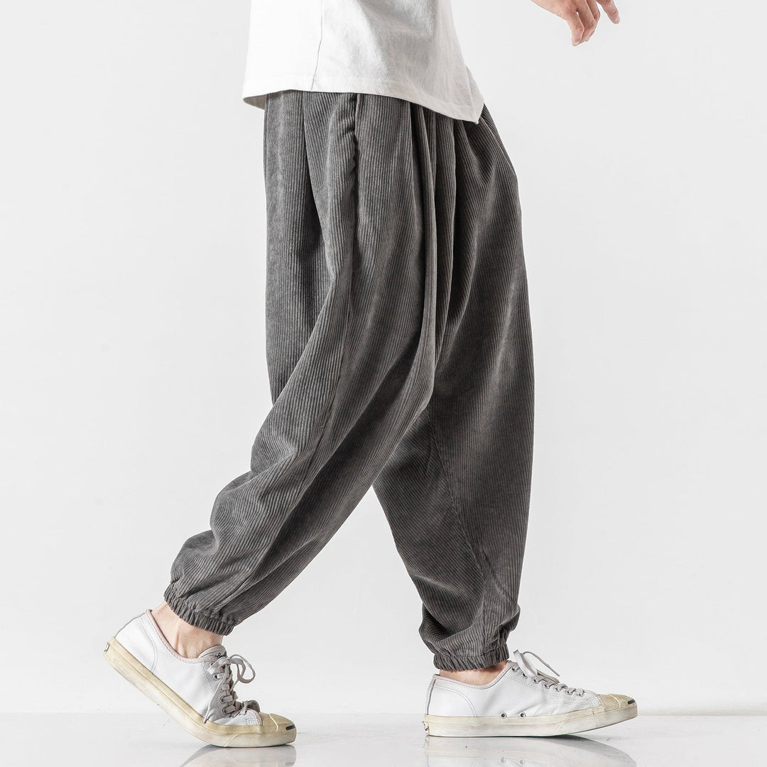 Pantalon large en velours côtelé pour homme - Marcus