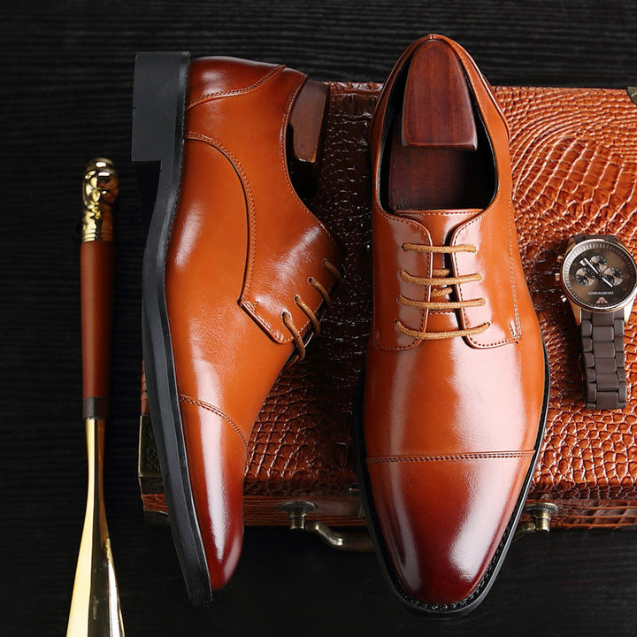 Chaussures en cuir pour hommes Élégantes à lacets - Viktor