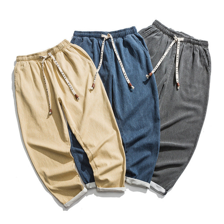 Pantalon large en denim pour hommes - Enzo