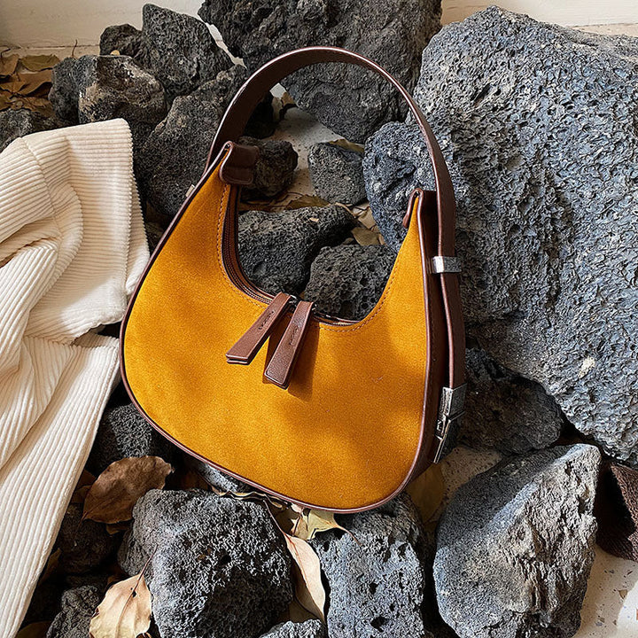 Sac à bandoulière mat de style français - Solenne