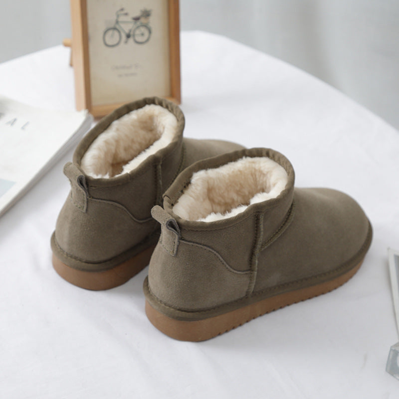 Bottines d'hiver pour femmes en daim avec doublure intérieure - Sophia