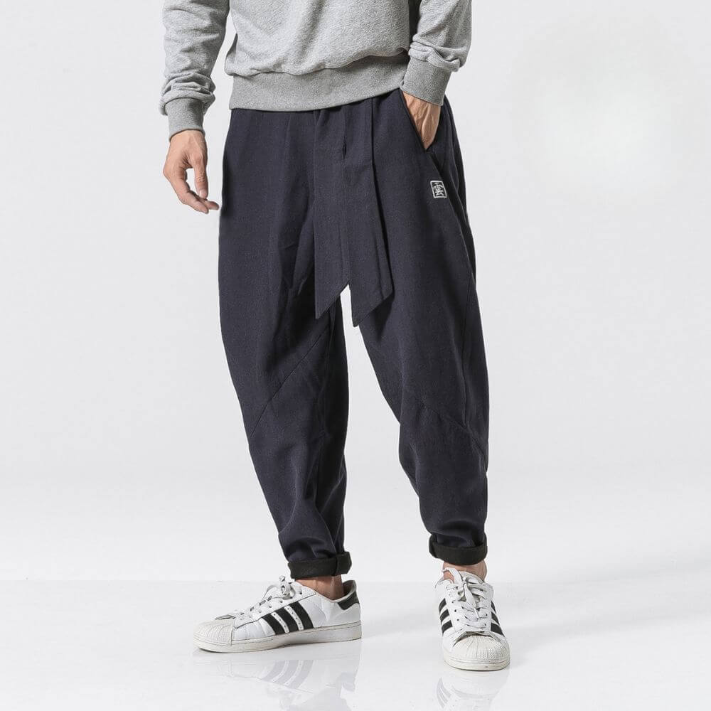 Pantalon large en lin pour homme - Iker