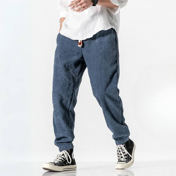 Pantalon en velours côtelé coupe large - Vandor