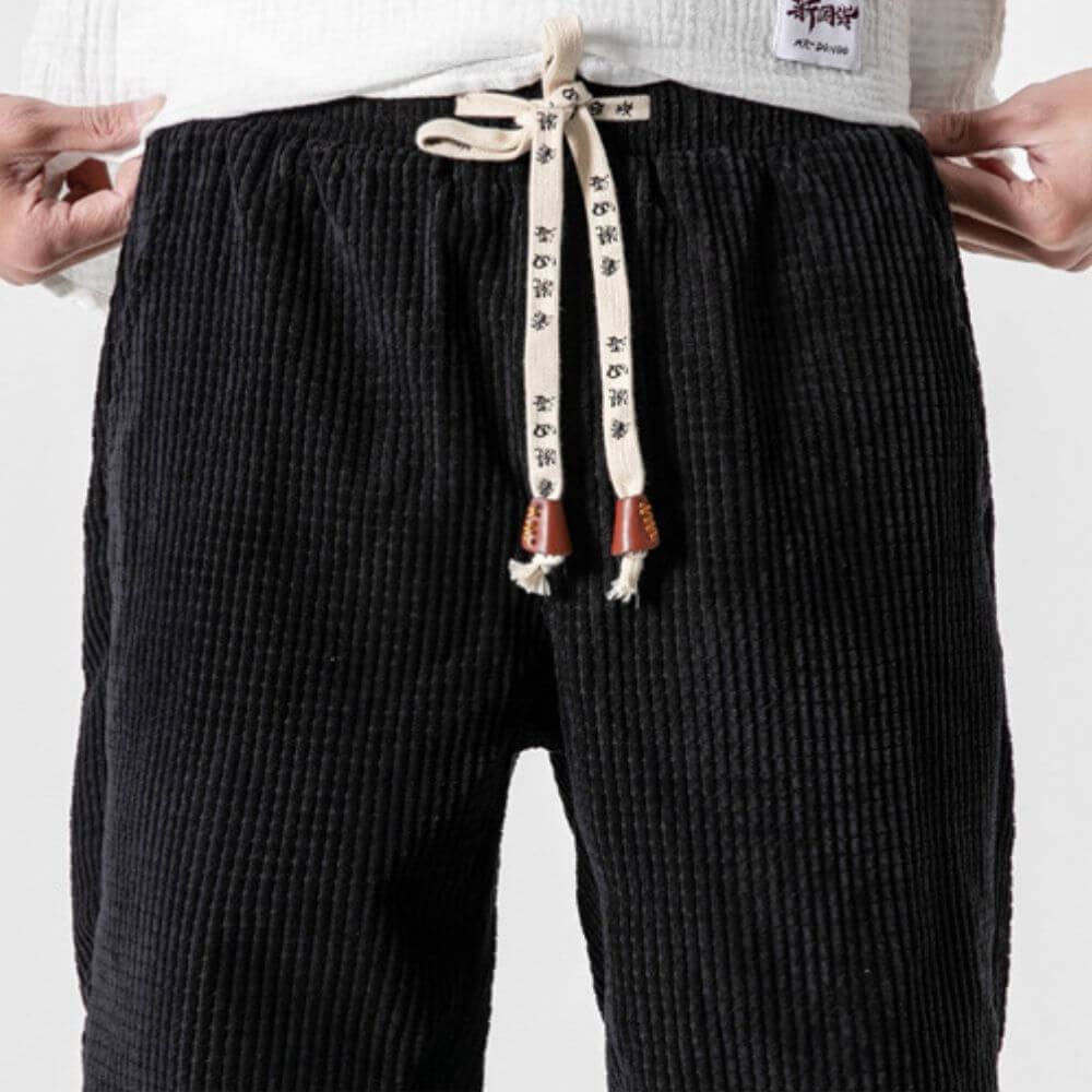 Pantalon en velours côtelé coupe large - Vandor