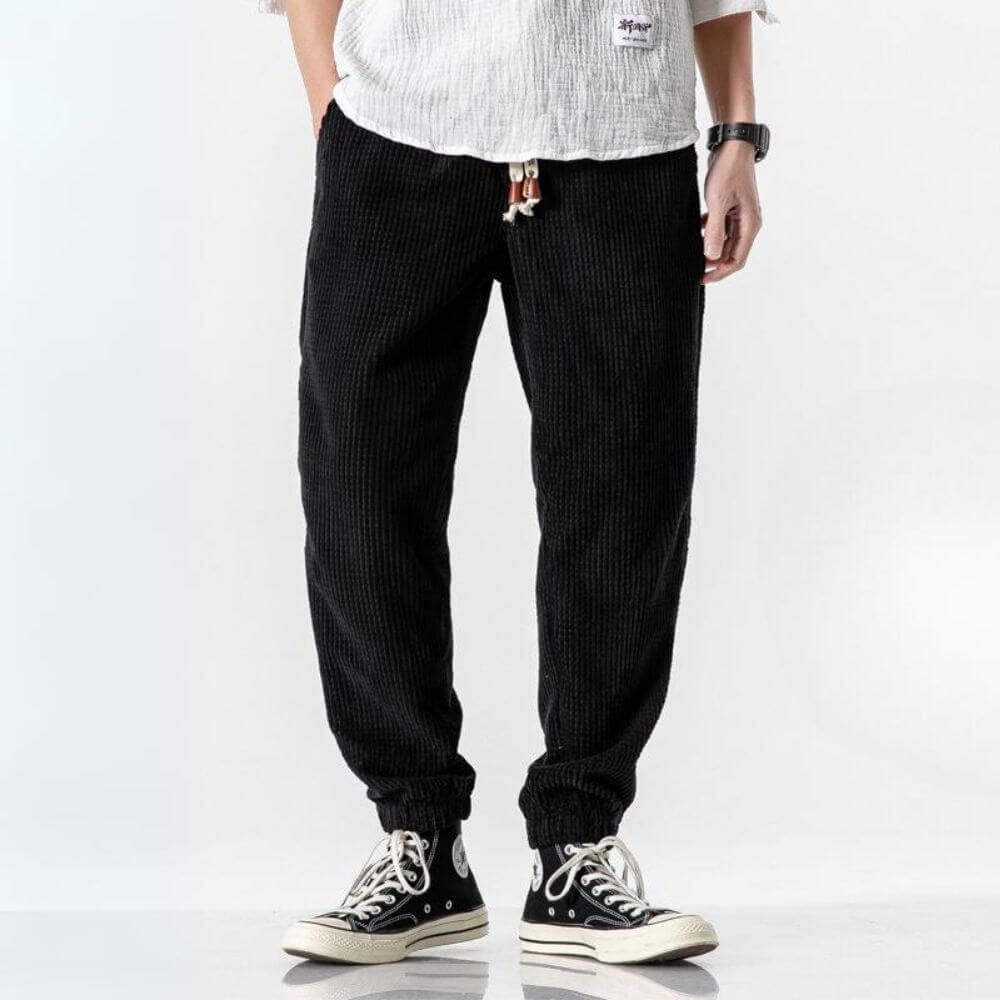Pantalon en velours côtelé coupe large - Vandor