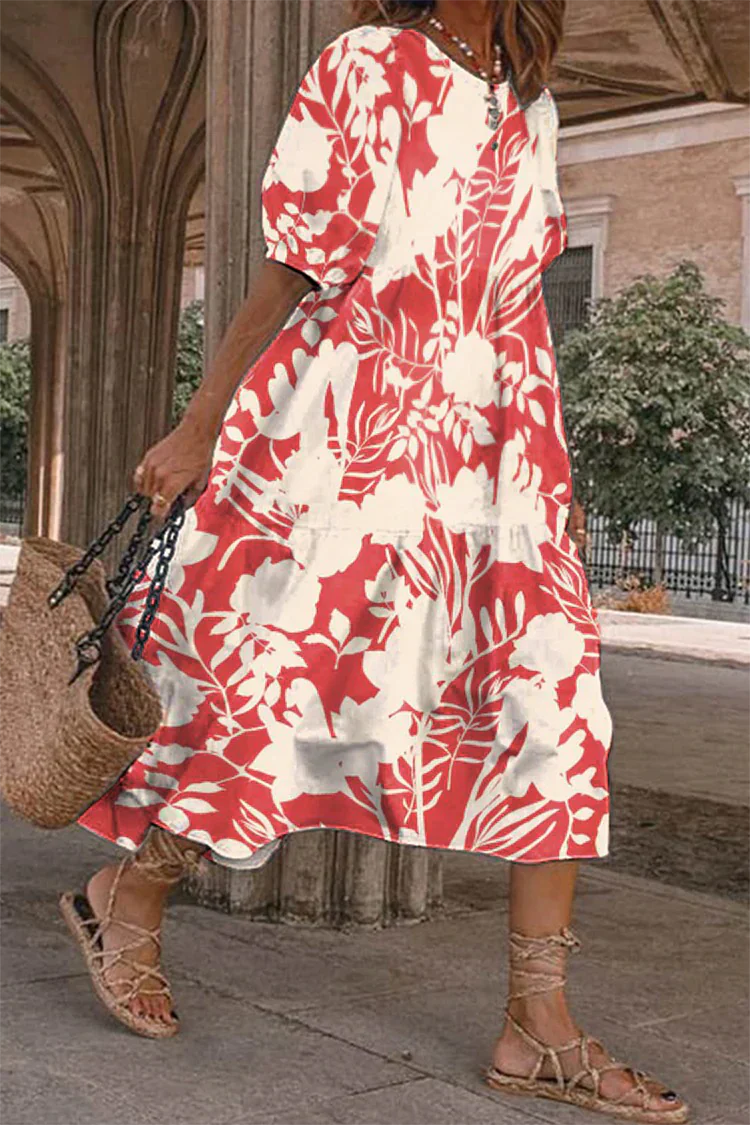 Robe à jupe volante idéale pour un look féminin et romantique