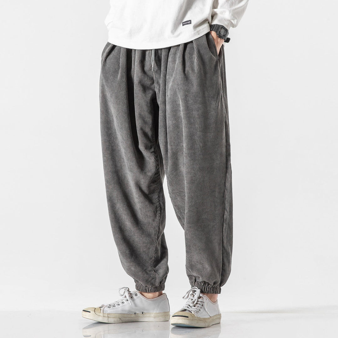 Pantalon large en velours côtelé pour homme - Marcus