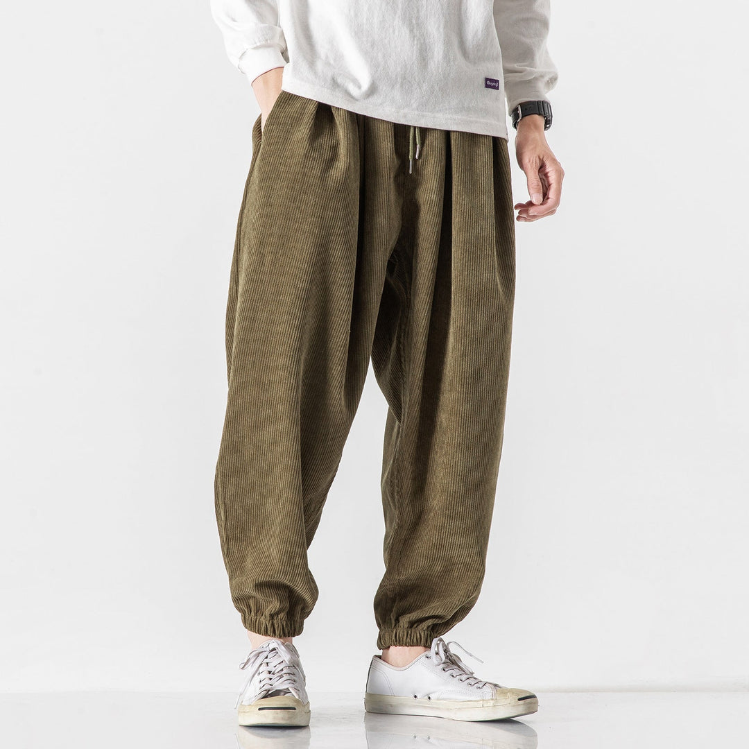 Pantalon large en velours côtelé pour homme - Marcus