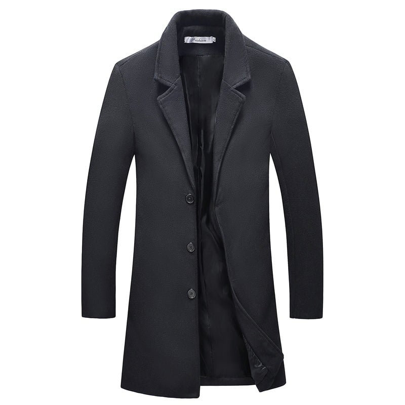 Manteau classique effet laine pour homme - Adrivan
