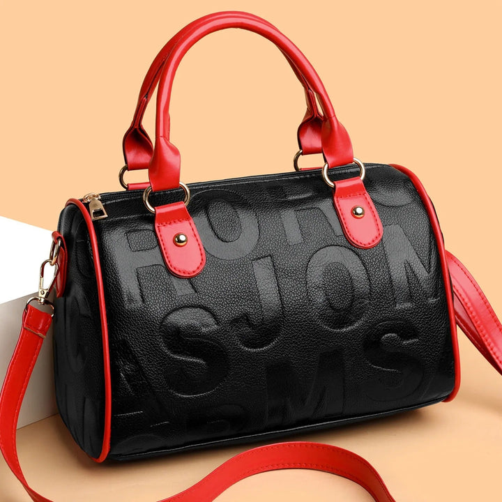 Sac à main femme en cuir synthétique gaufré - Yanelis
