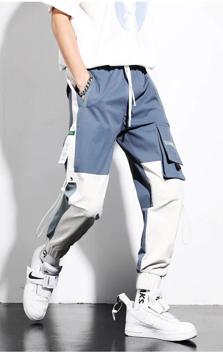 Pantalon cargo bicolore pour hommes - Heiko