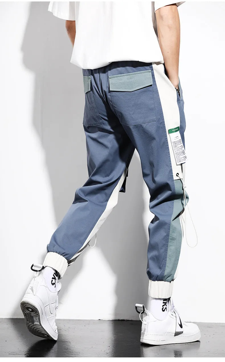 Pantalon cargo bicolore pour hommes - Heiko
